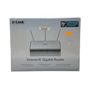D-Link‎ Xtreme N Gigabit Router DIR-655 N300 Wireless 4-Port Gigabit Switch New